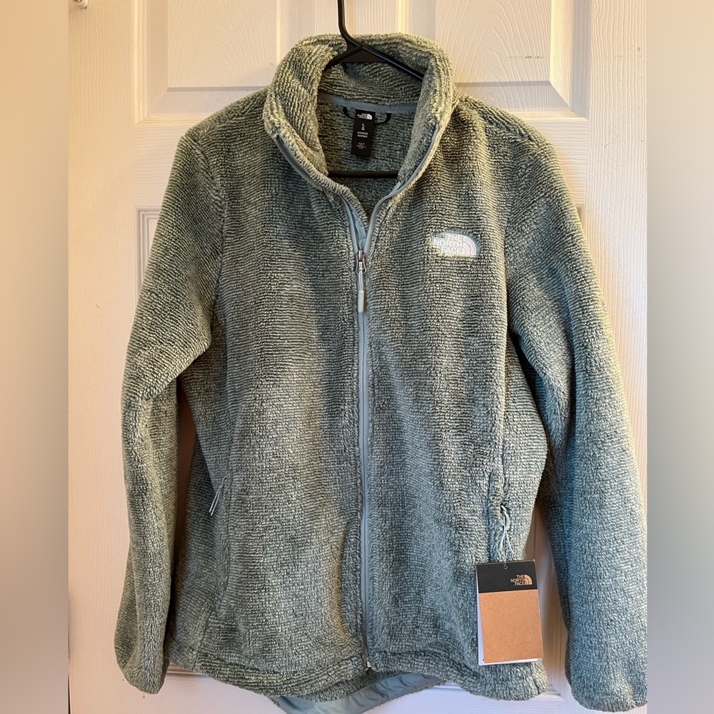 Sage green brand new North face osito style jacket